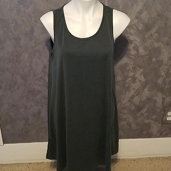 Sigrid Olsen Dresses & Skirts - Sigrid Olsen Gray Flowing Dress Sz MD NEW